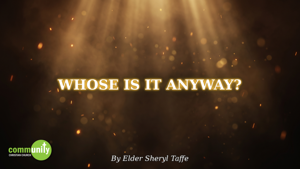 Whose Is It Anyway?